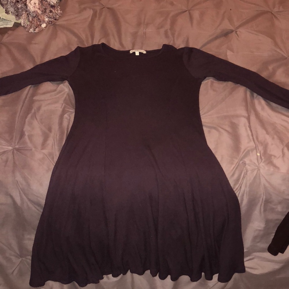 Long sleeve flare dress